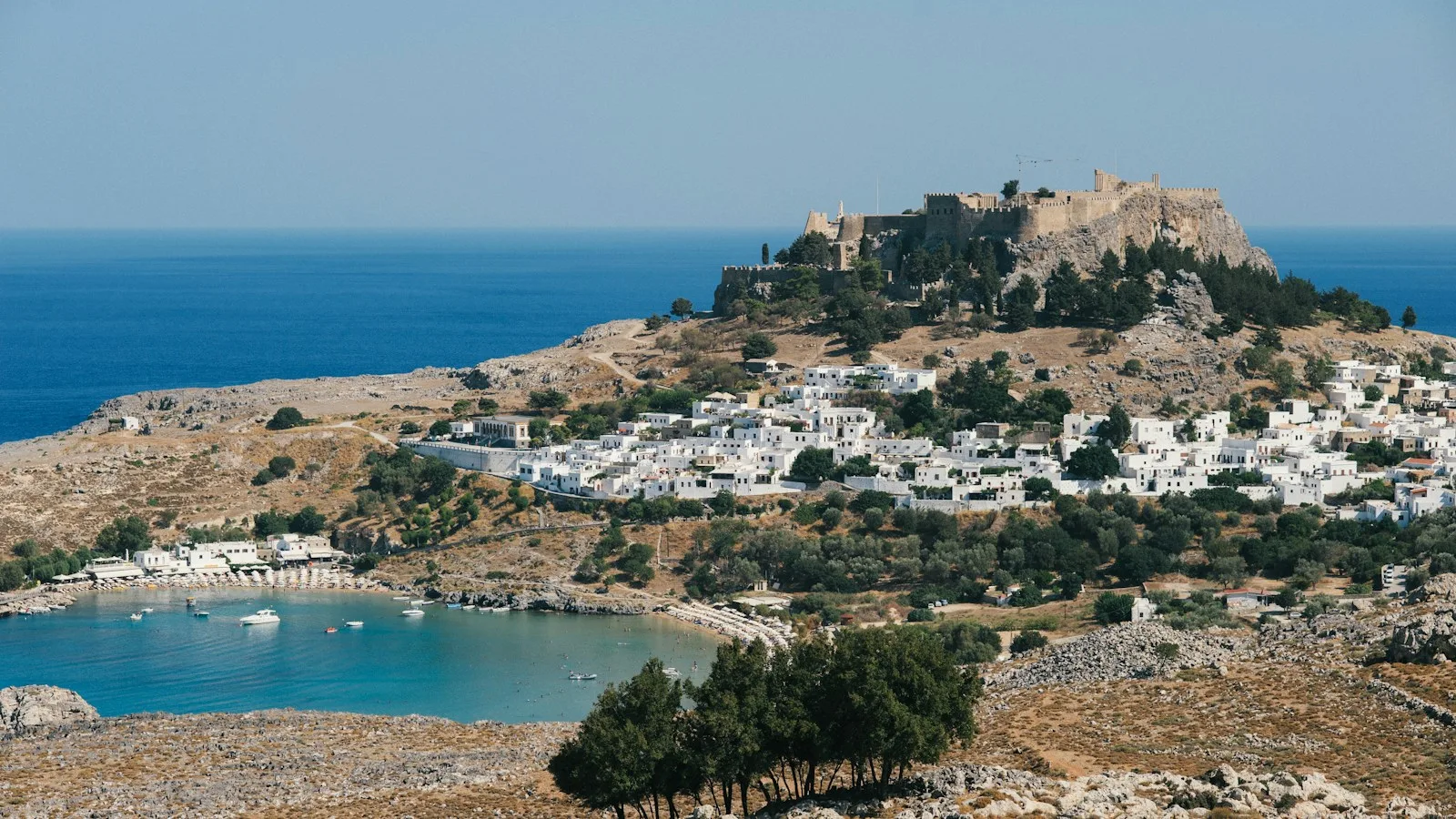 ️ Lindos : le village blanc au pied de l'acropole